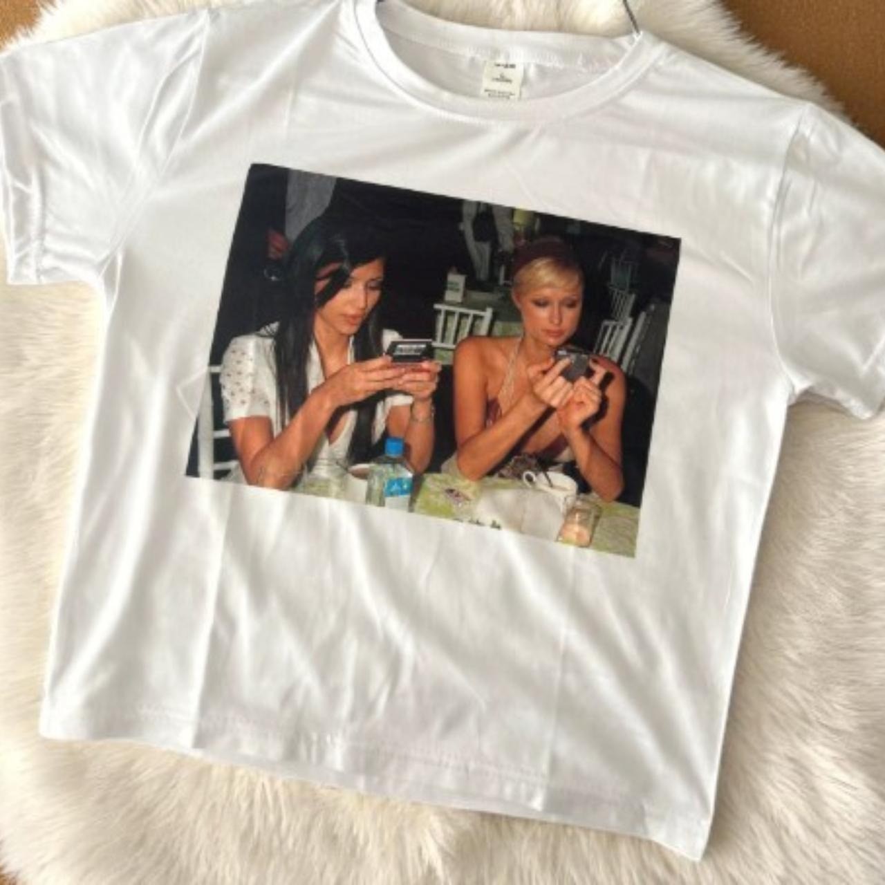 paris hilton and kim Unisex Tee – Baby Tee