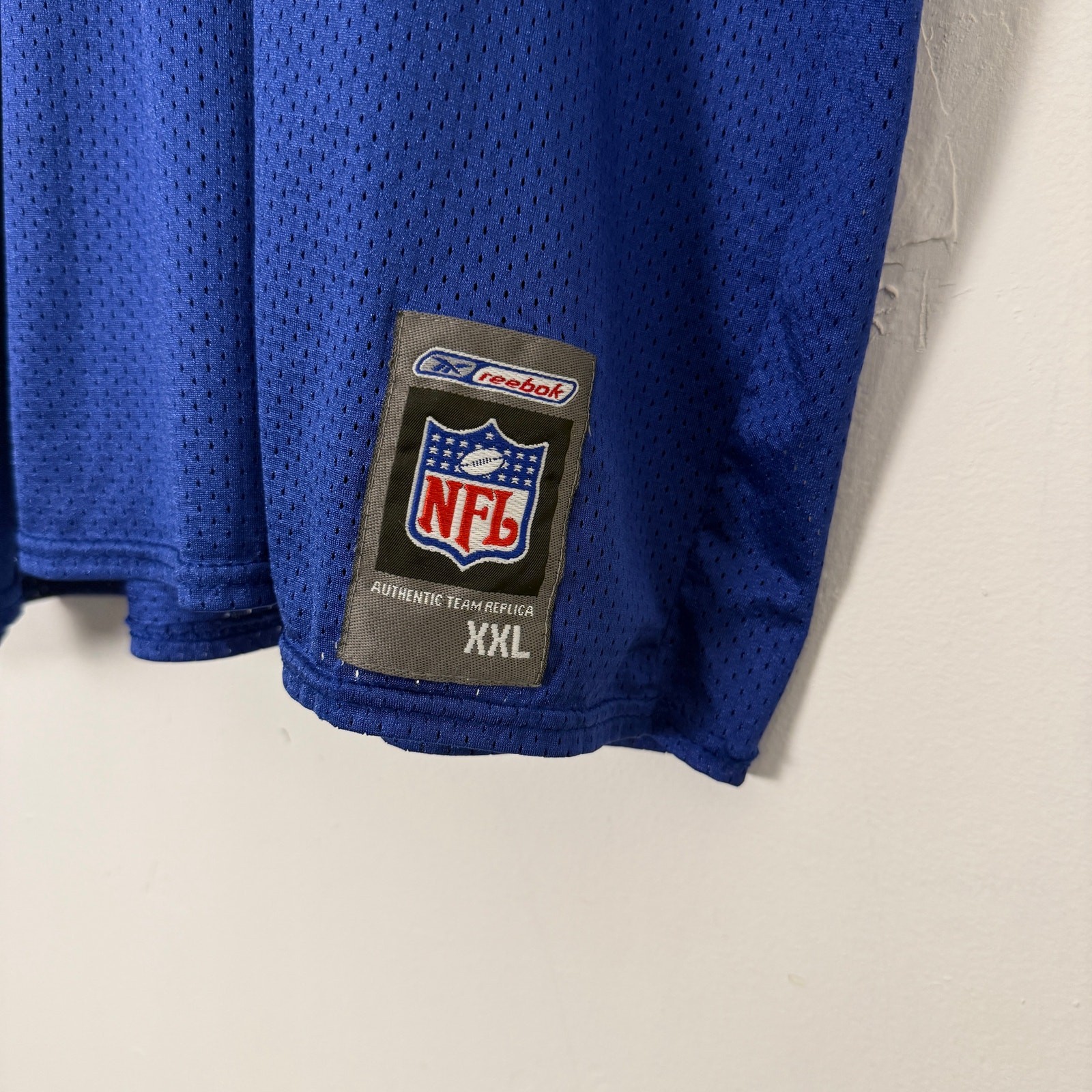 Vintage Y2K New York Giants NYC Tiki Barber NFL Football Sports Jersey XXL Blue