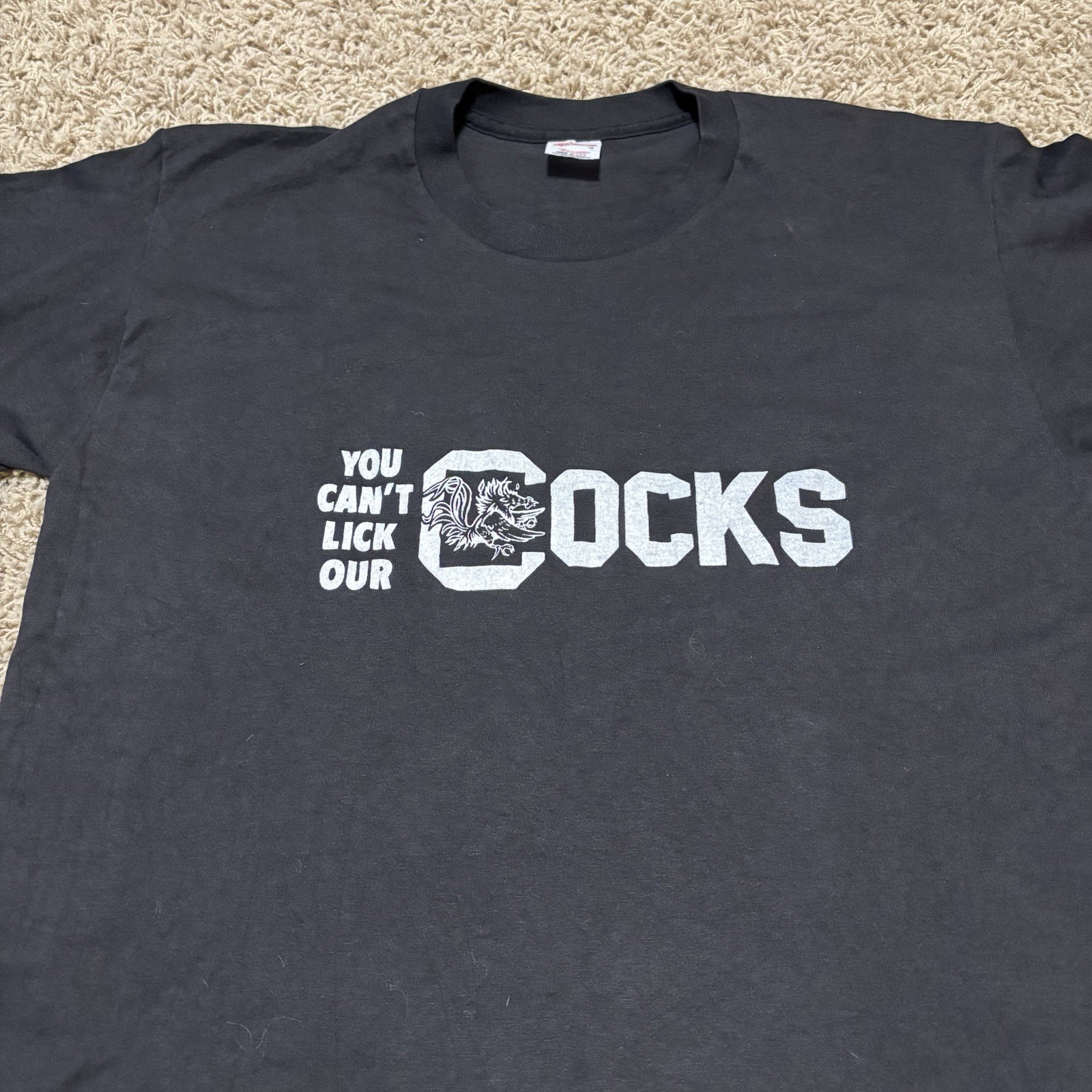 Vintage South Carolina Gamecocks You Can’t Lick Our Cocks Unisex Tee Single USA