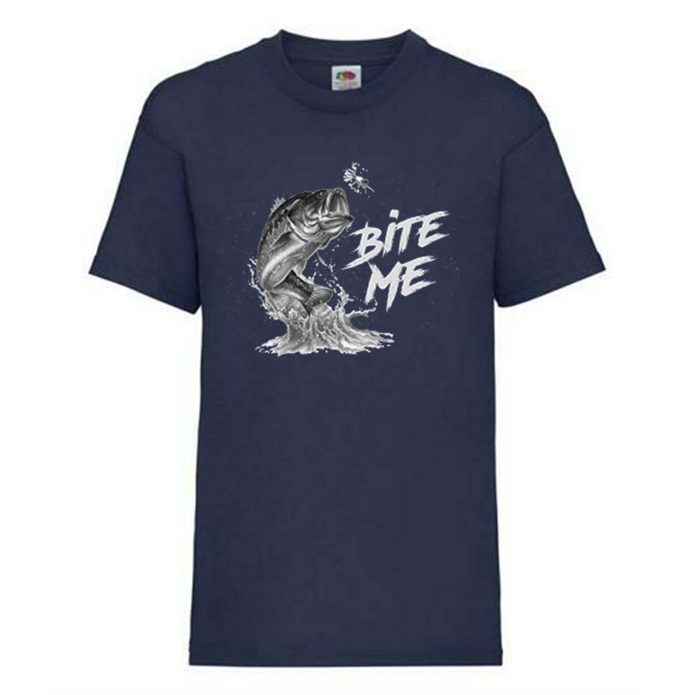 Fishing Bite Me Fish Trout Humour Novelty T Shirt Various Colours And Sizes