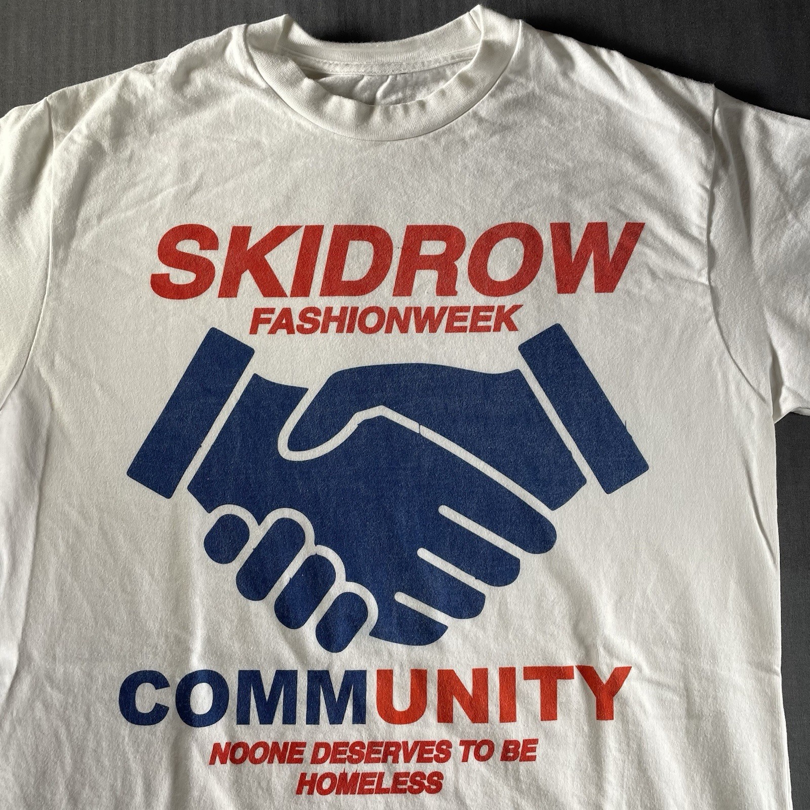 Skid Row Fashion Week Shirt Mens Large Streetwear Community Shirt Los Angeles