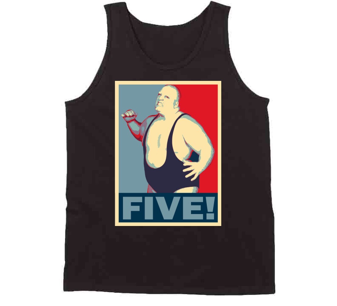 King Kong Bundy Hope Wrestling Five T Shirt