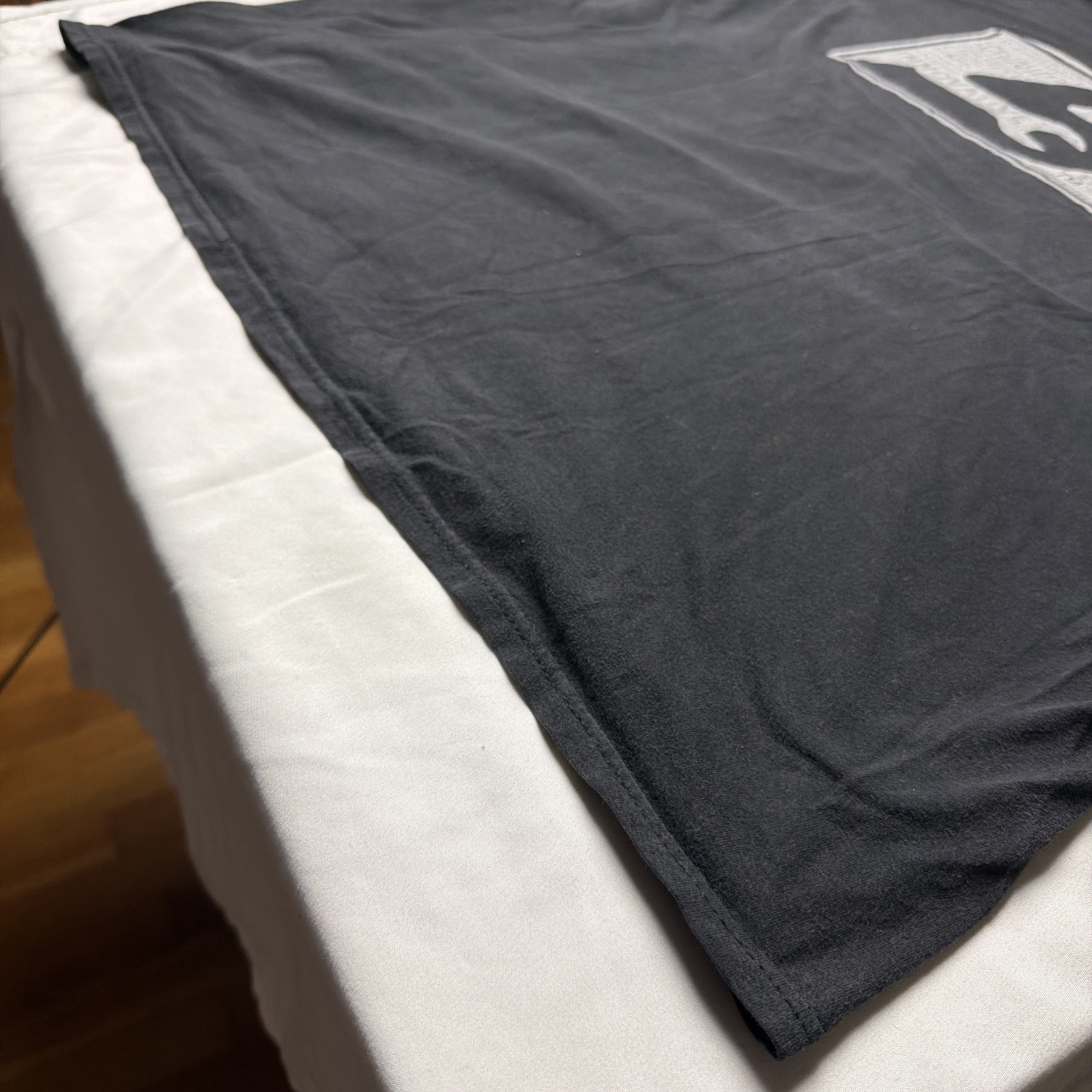 SNAP ON TOOLS Mens 2X-LARGE T Shirt Back Graphic Logo Wrench Black Gray Cotton