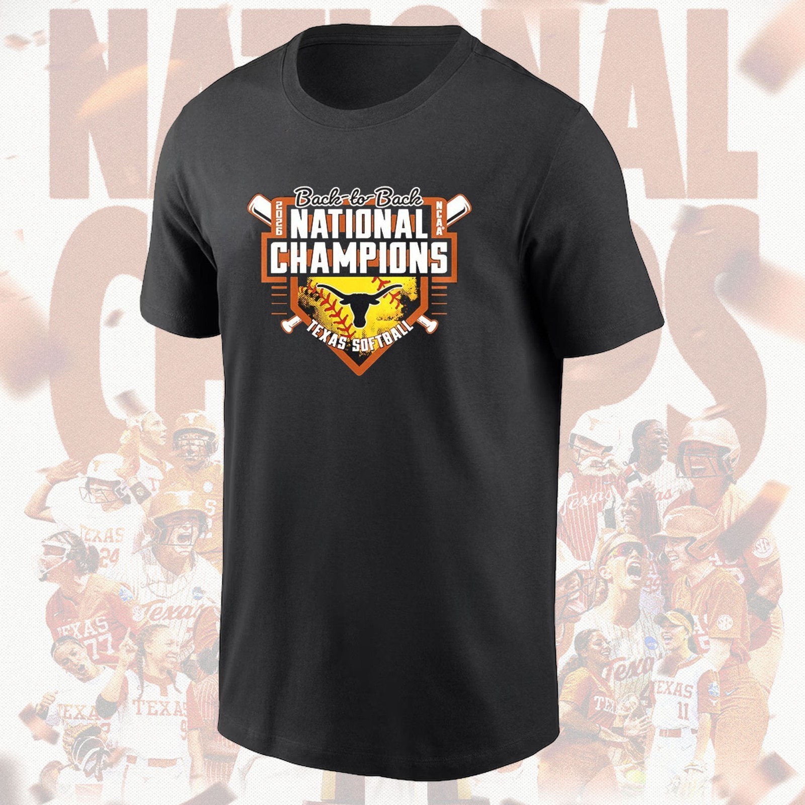FREESHIP! Texas Longhorns Softball NCAA National Champions 2026 Gift For Fans