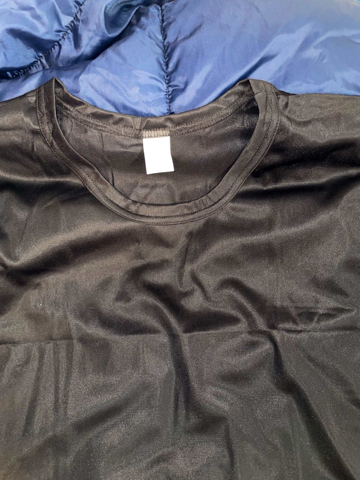 NIB Players 100% Shiny Nylon T Shirt Black Size XXL