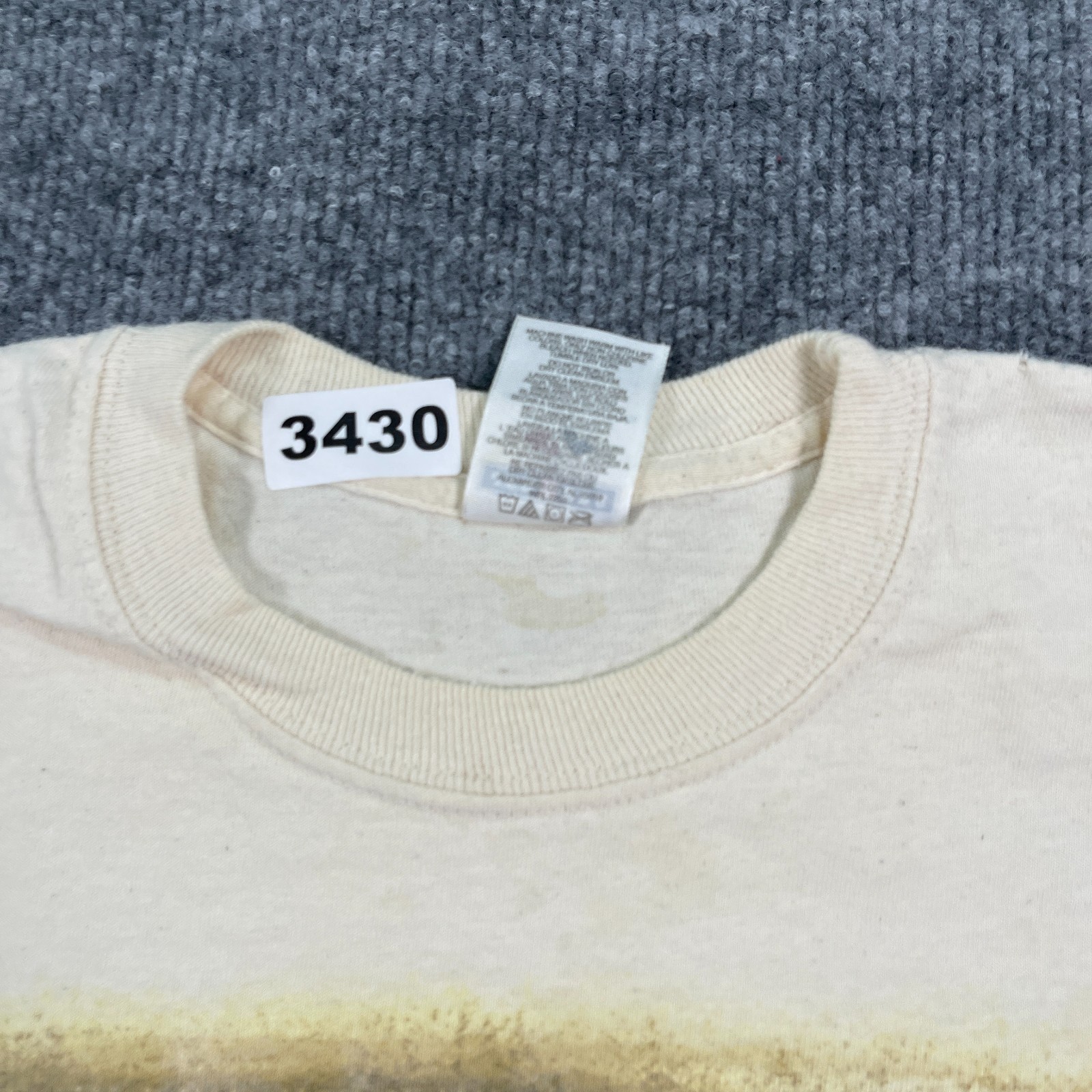 Vintage 2007 Bruce Springsteen & The E Street Band Shirt Medium 19×25 Beige