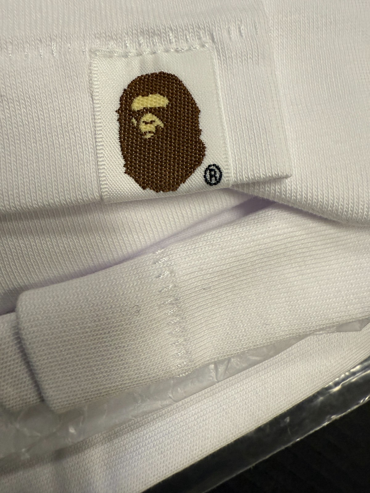 A Bathing Ape BAPE Line Camo Ape Head Playstation WHITE SIZE XL Relaxed Fit NEW
