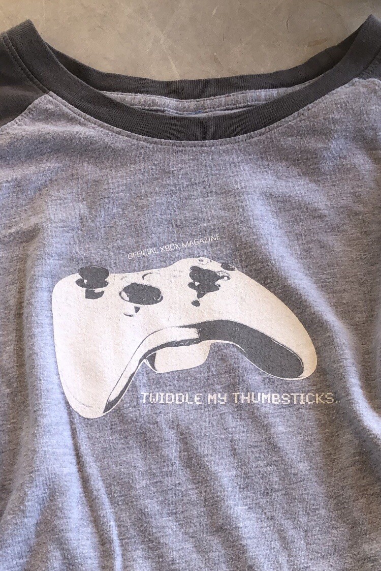 RARE Official Xbox Magazine Merch Vintage Y2K T Shirt circa 2002