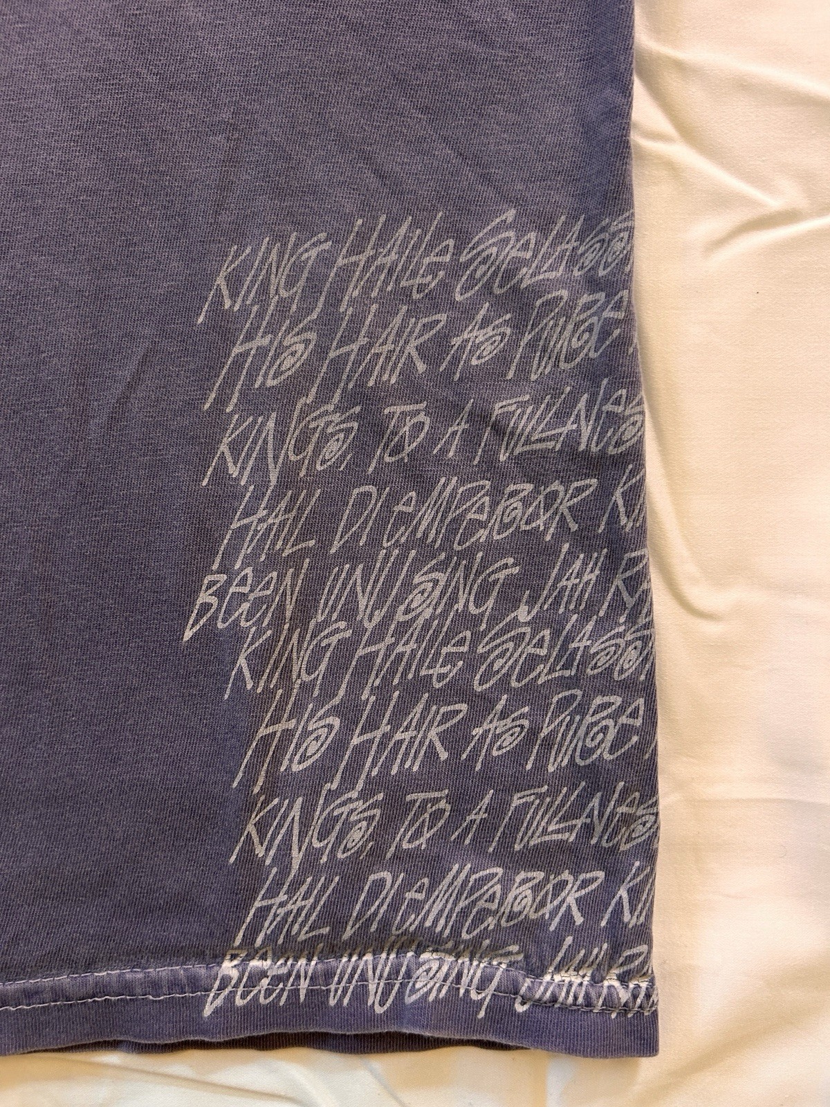 Stussy Purple Tshirt M Vintage – See Photos!
