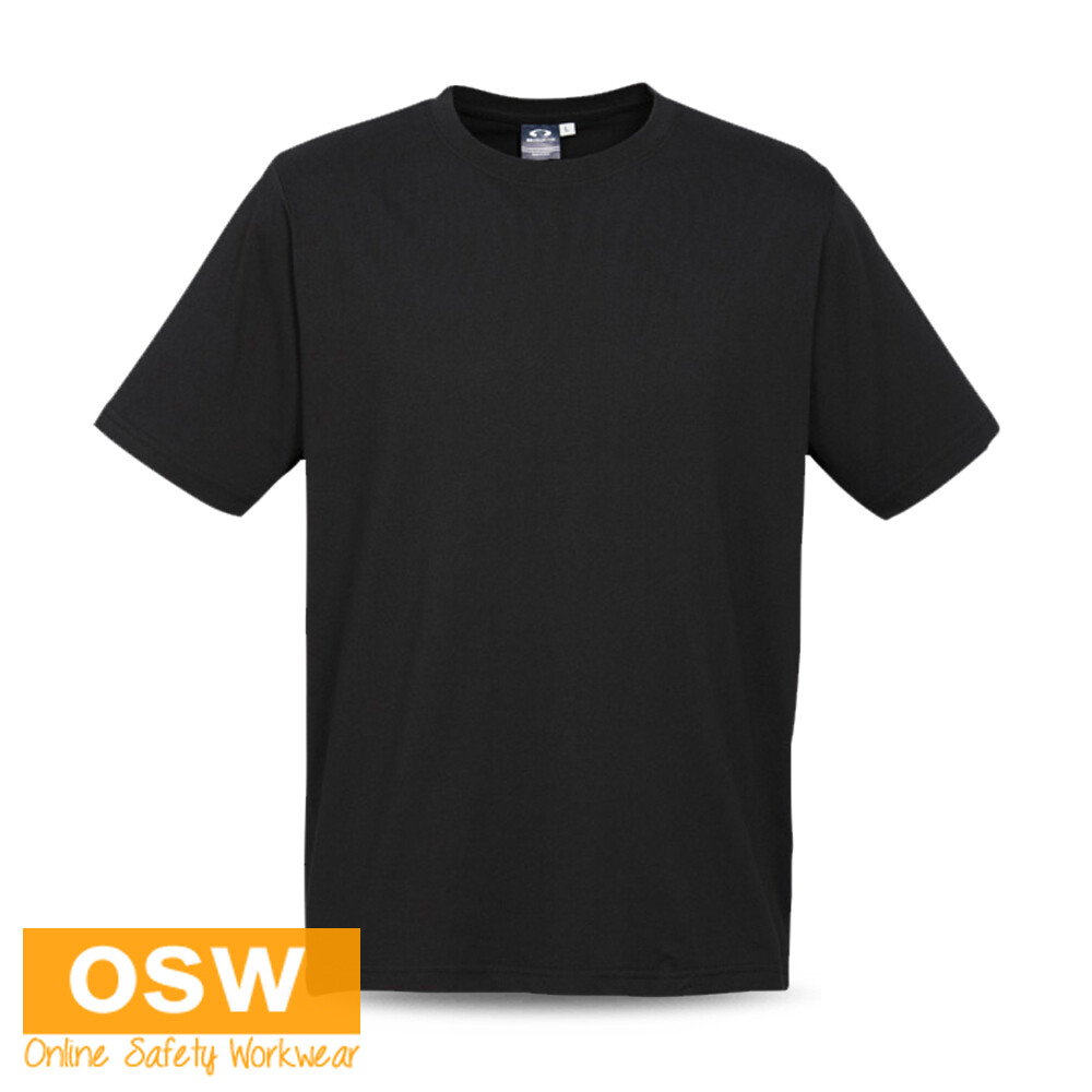 Mens Premium Combed Cotton Casual CREW Neck Blank Tee T-Shirts Size S~5XL