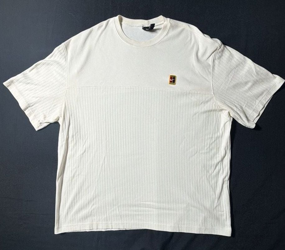 NikeCourt Heritage Ribbed Panel Tennis T-Shirt