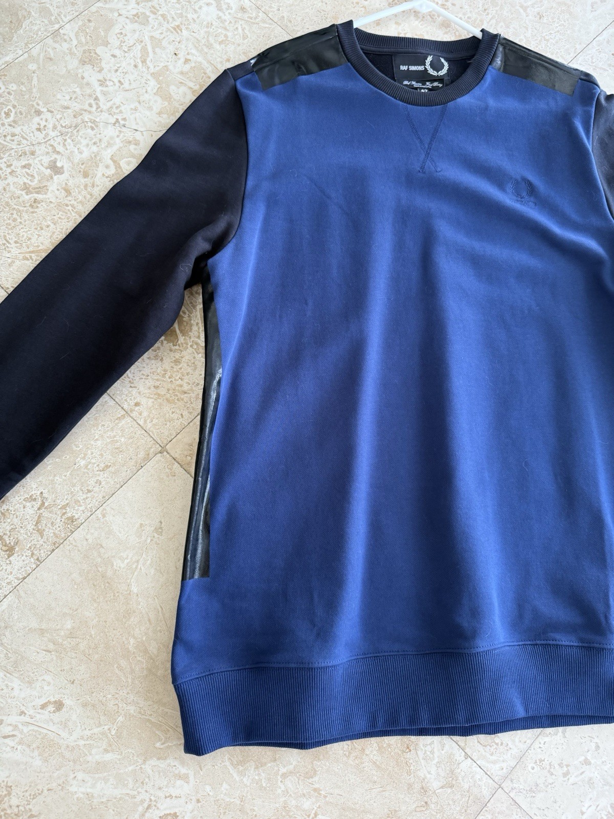 Fred Perry X Raf Simons Rare Collection London Long Sleeve Blue Men Size 42