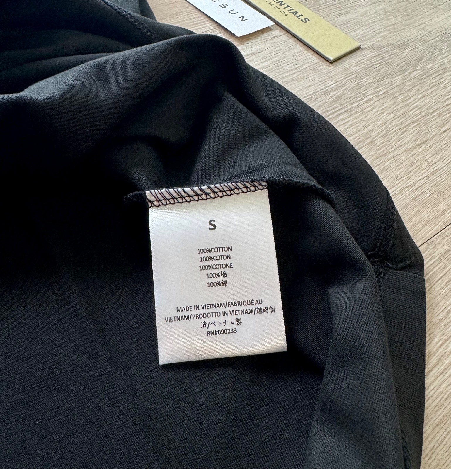 Essentials Fear of God S22 3 Colors Shirts (Black/ Light/ Dark Grey) All Size