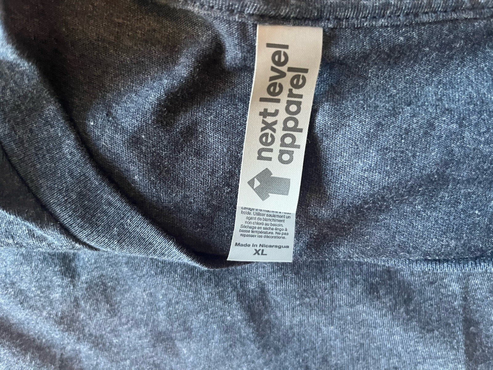 Zillow T -Shirt Next Level Apparel Heather Blue PolyCotton Comfort Ts. NwT