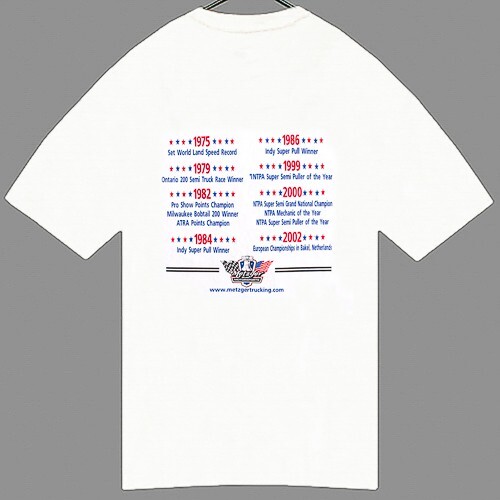 VTG Liberty Belle “World’s Most Competitive Truck” Mens T Shirt Size 2XL Jerzees