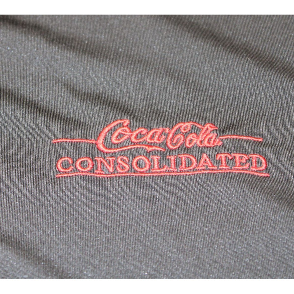 Coca-Cola Consolidated Hydrovvent Tee Black/Red Recycled Polyester XL