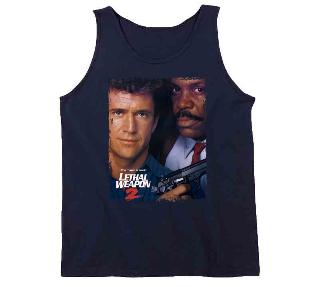 Lethal Weapon 2 Gibson Glover Movie T Shirt