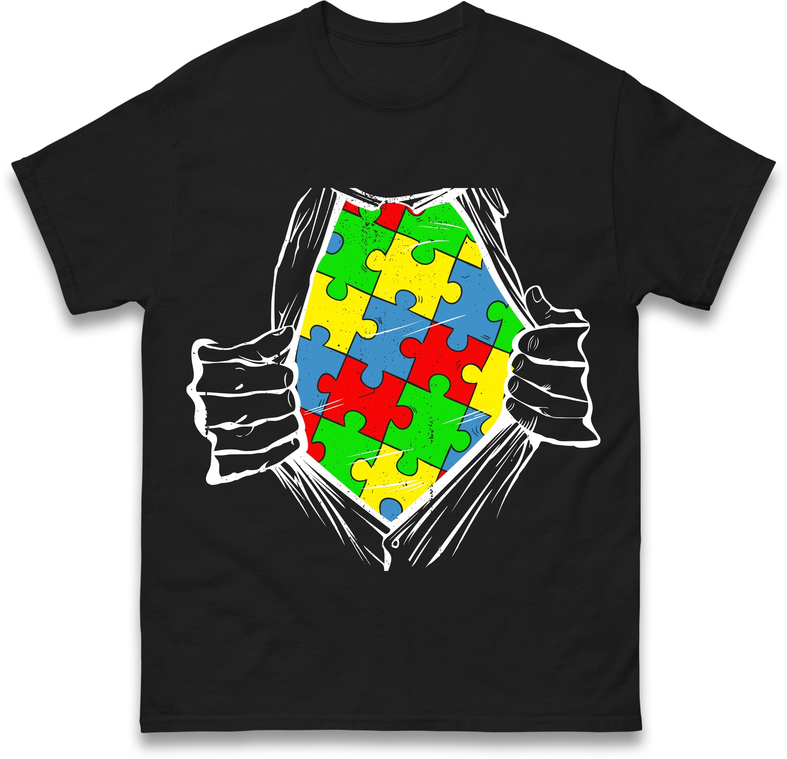 Autism Awareness Superhero T Shirt,Autism Awareness Support,Gift Autism Advocate