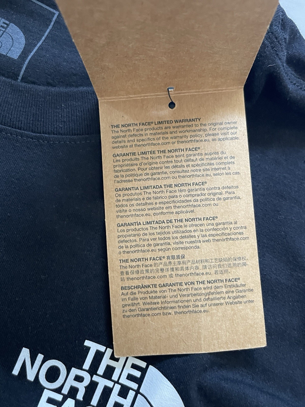The North Face Evo Throwback SS Tee Black Logo T-Shirt Men’s Large NWT