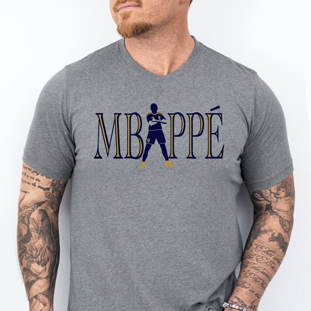 MBAPPE | PARIS Football Club themed Soft Ring Spun Pre-Shrunk Cotton T-Shirt