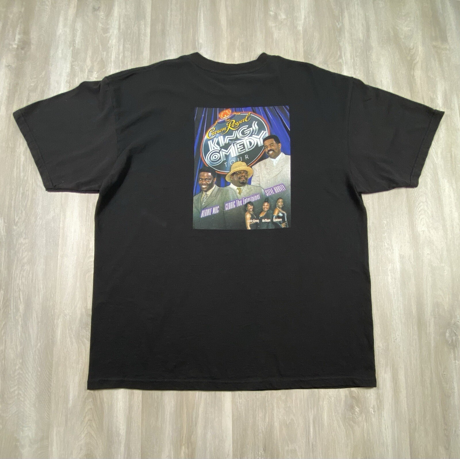 Vintage Crown Royal Promo Kings Of Comedy Tour XL T-Shirt Bernie Harvey Cedric