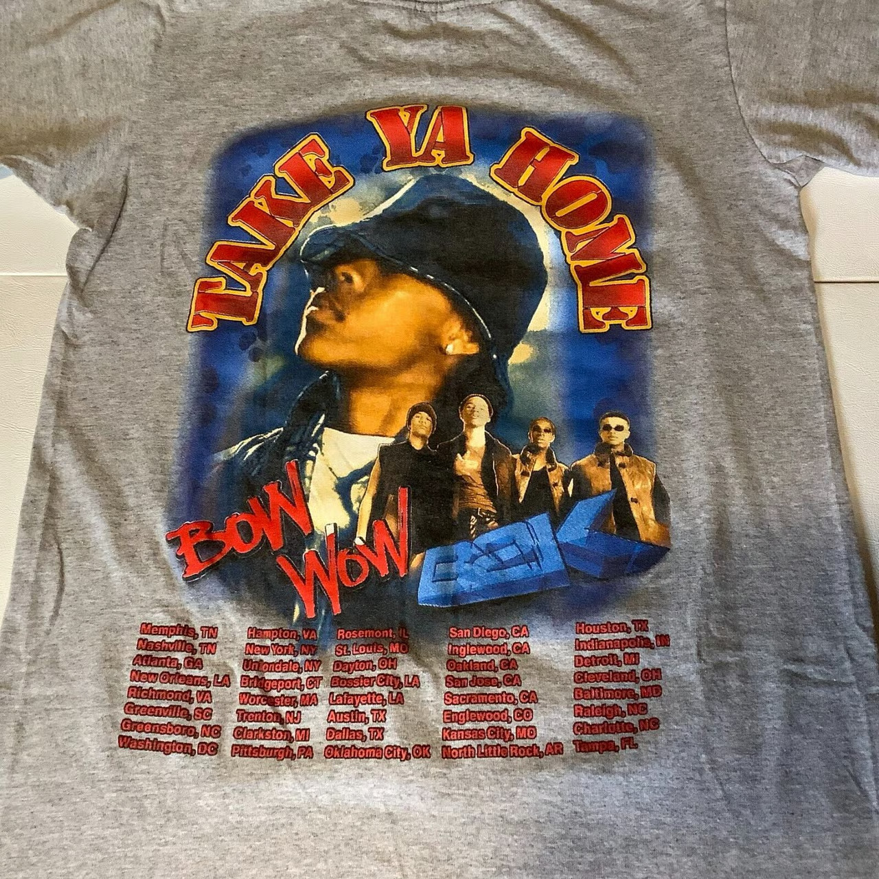 Vtg Bow Wow Scream 2 B2K Take Ya Home Tour T-shirt Size Sm Double Sided Print