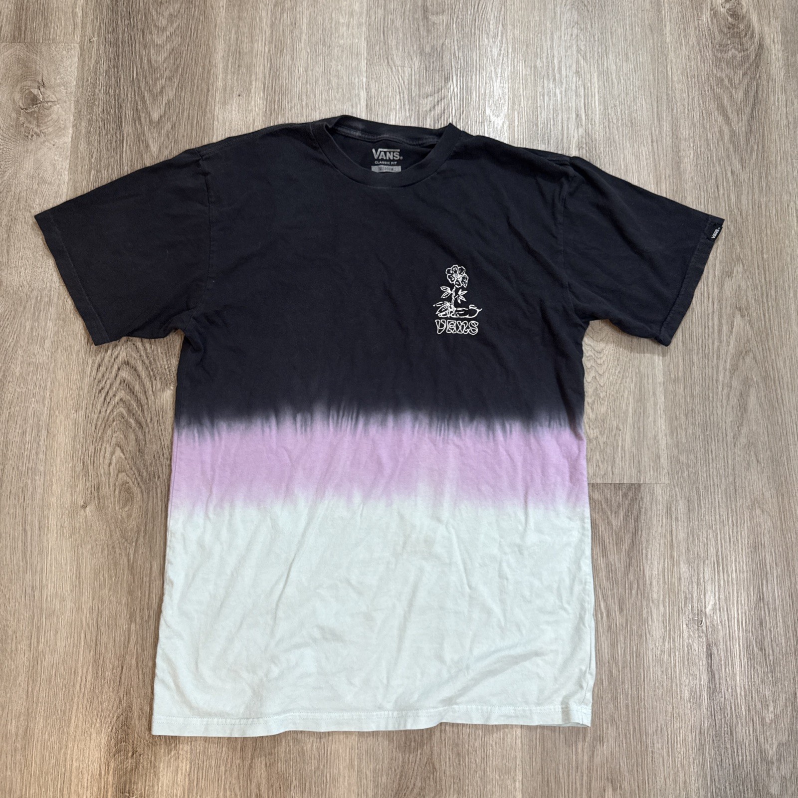 VANS Official Experimental Recipe Of The Debris 66 Tri-Color T-Shirt Size M