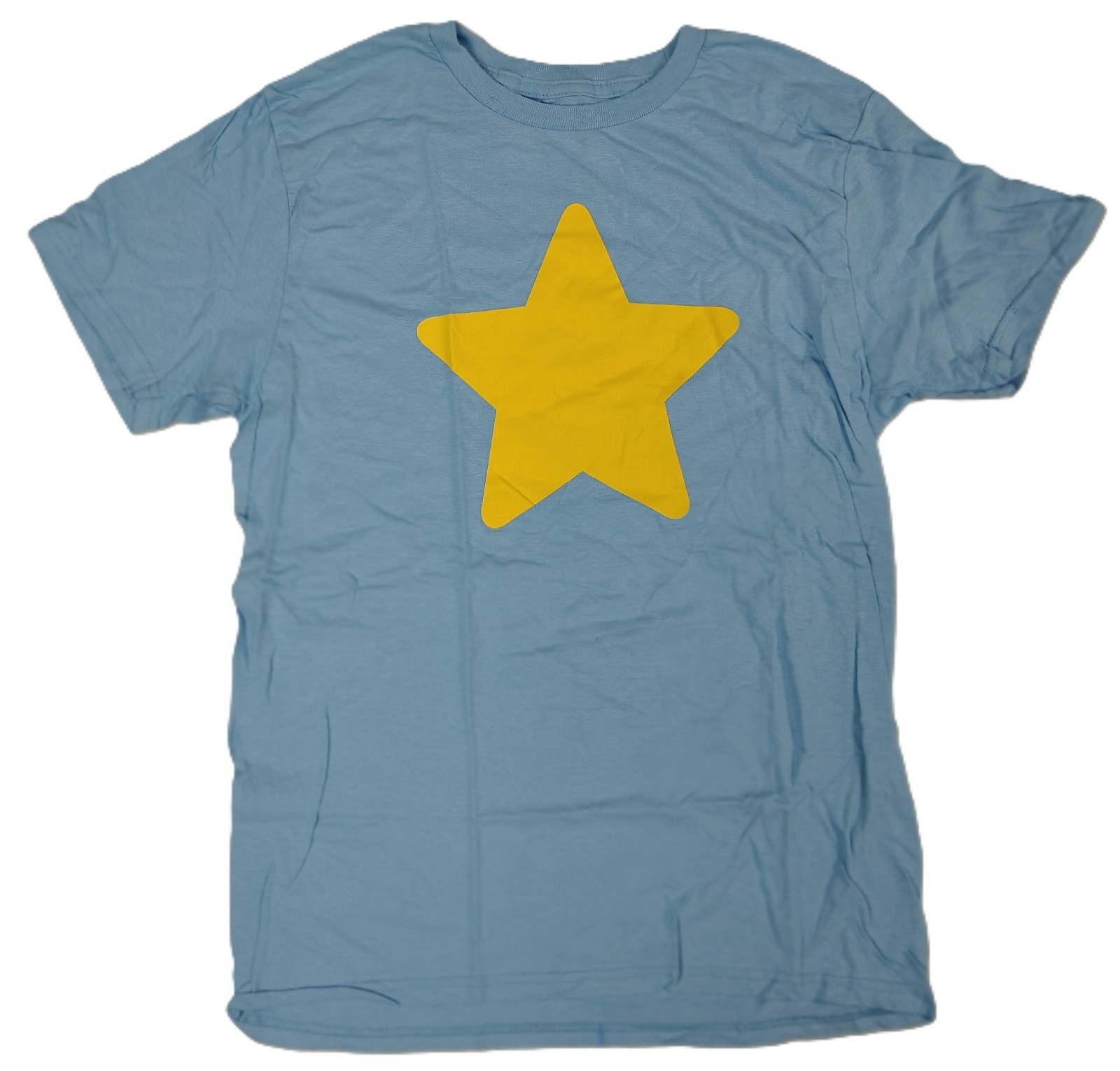 Steven Universe Star Graphic T-Shirt Blue Yellow Crystal Gems Cartoon Network
