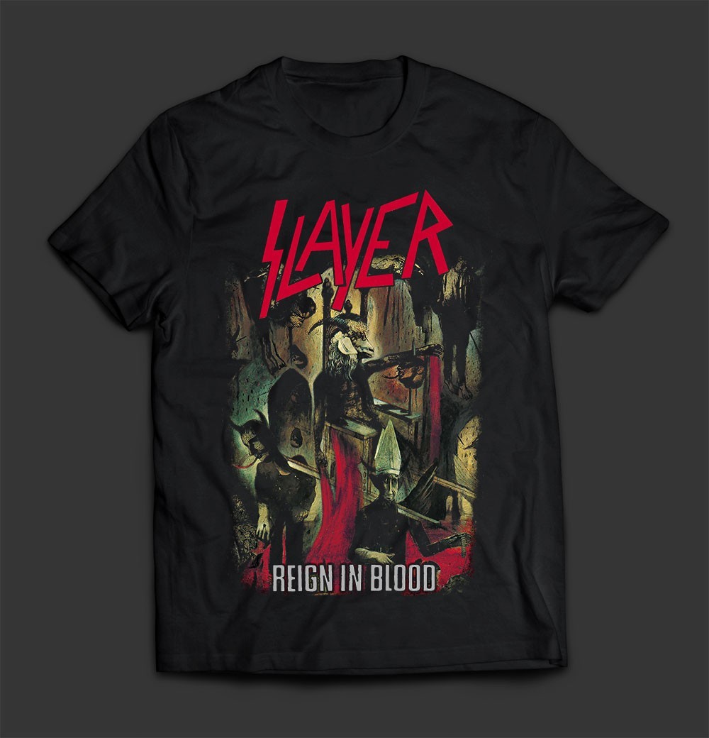 SLAYER – Reign In Blood New Unisex Black Cotton T-Shirt