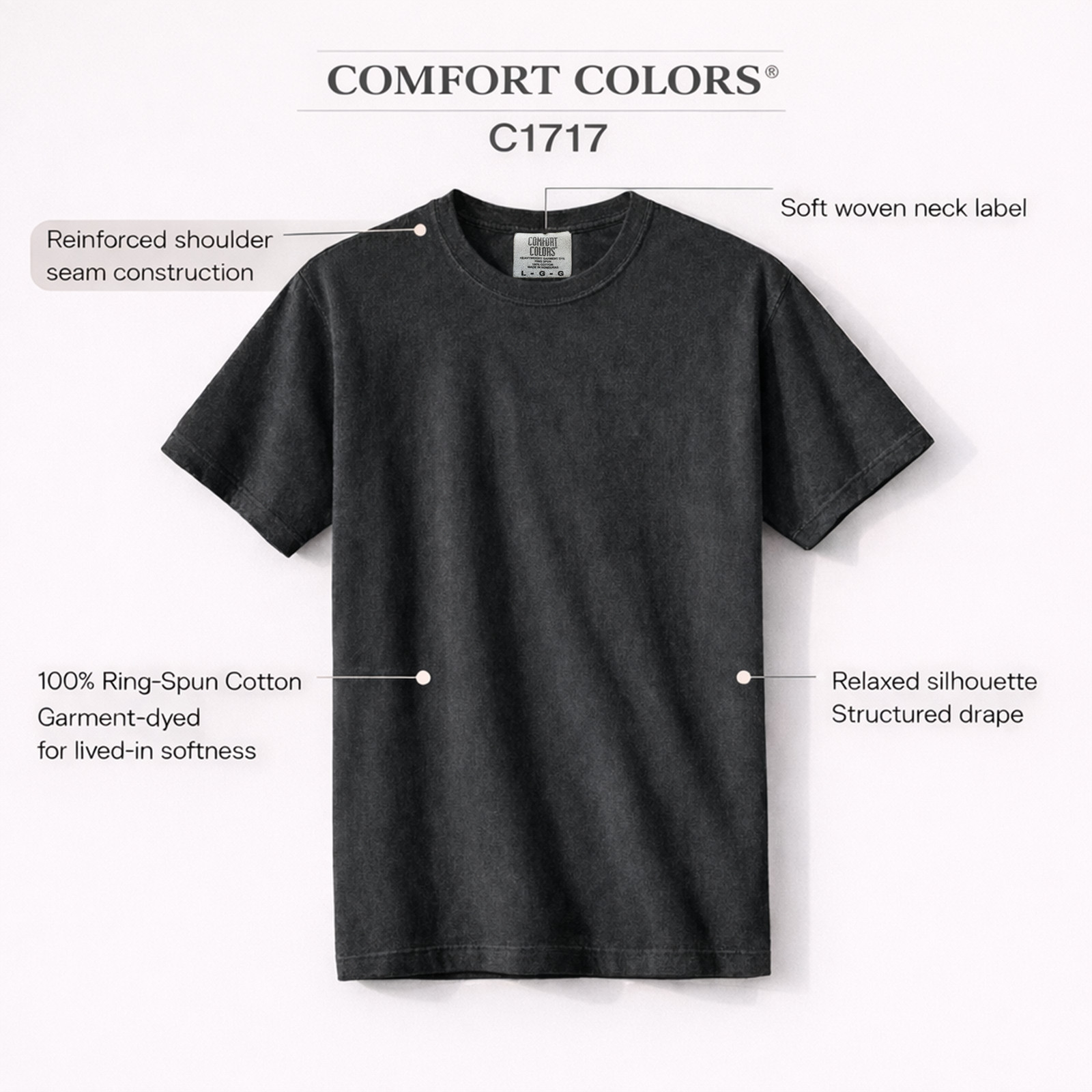 Triple Vision Tee – Comfort Colors C1717 – Adult Heavyweight Short Sleeve