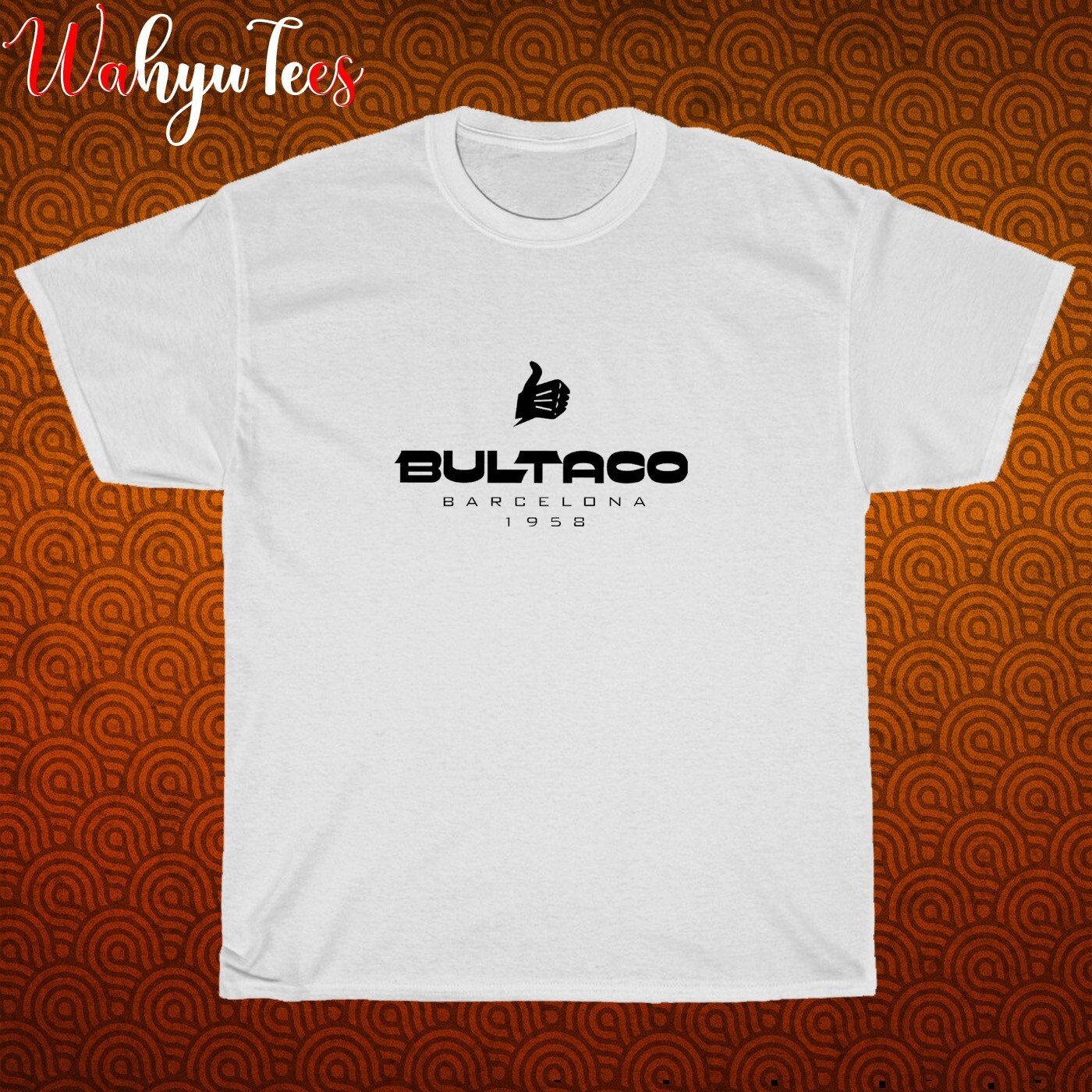 New Bultaco Motorcycle Logo Black/Grey/Navy/White Size S-5XL Unisex T-Shirt