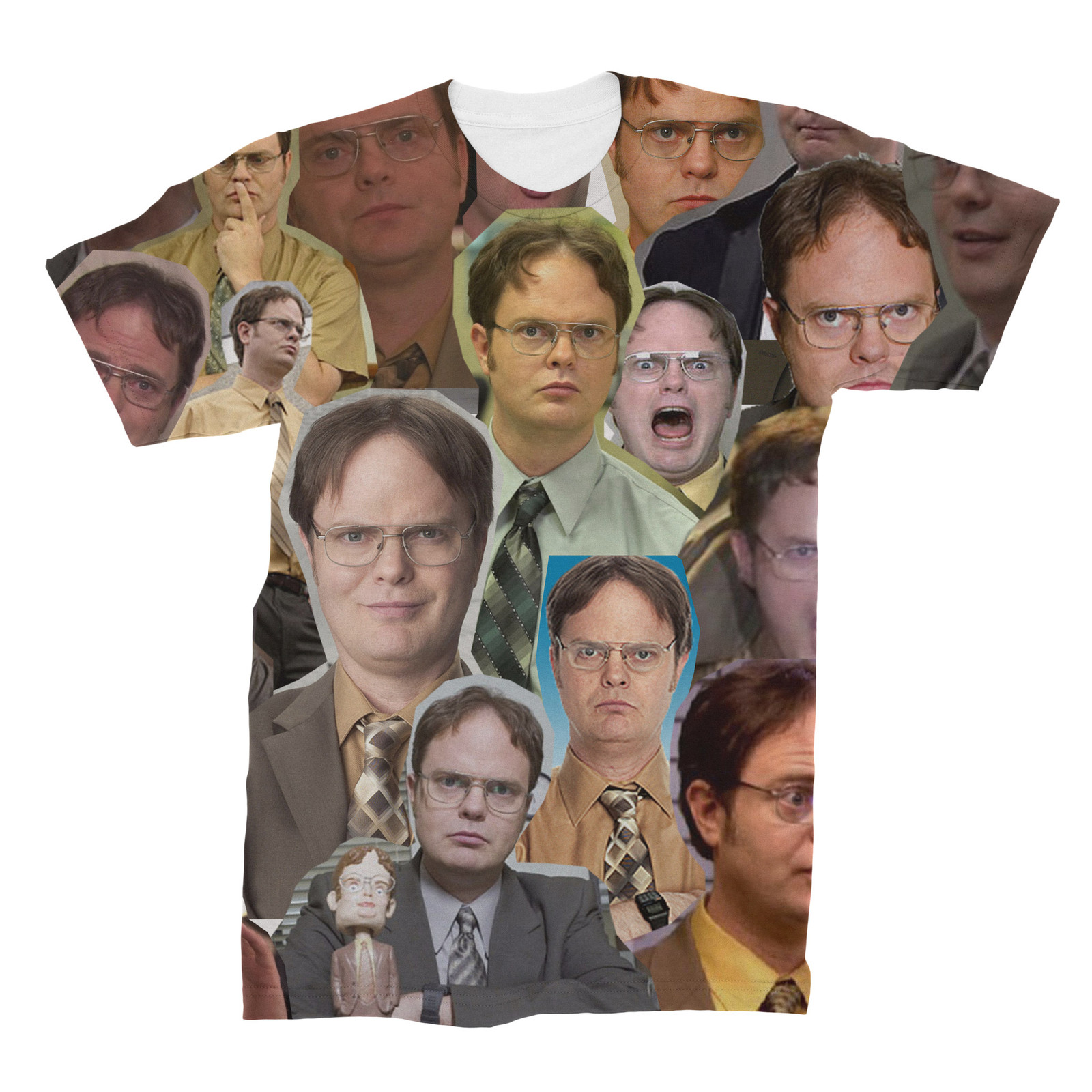 Dwight Schrute Photo Collage T-shirt
