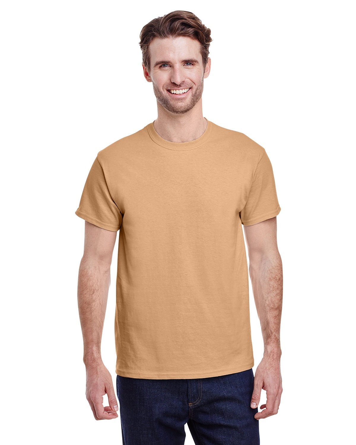 Gildan G500 Adult Solid Heavy Cotton Tee Plain Blank Casual T-Shirt