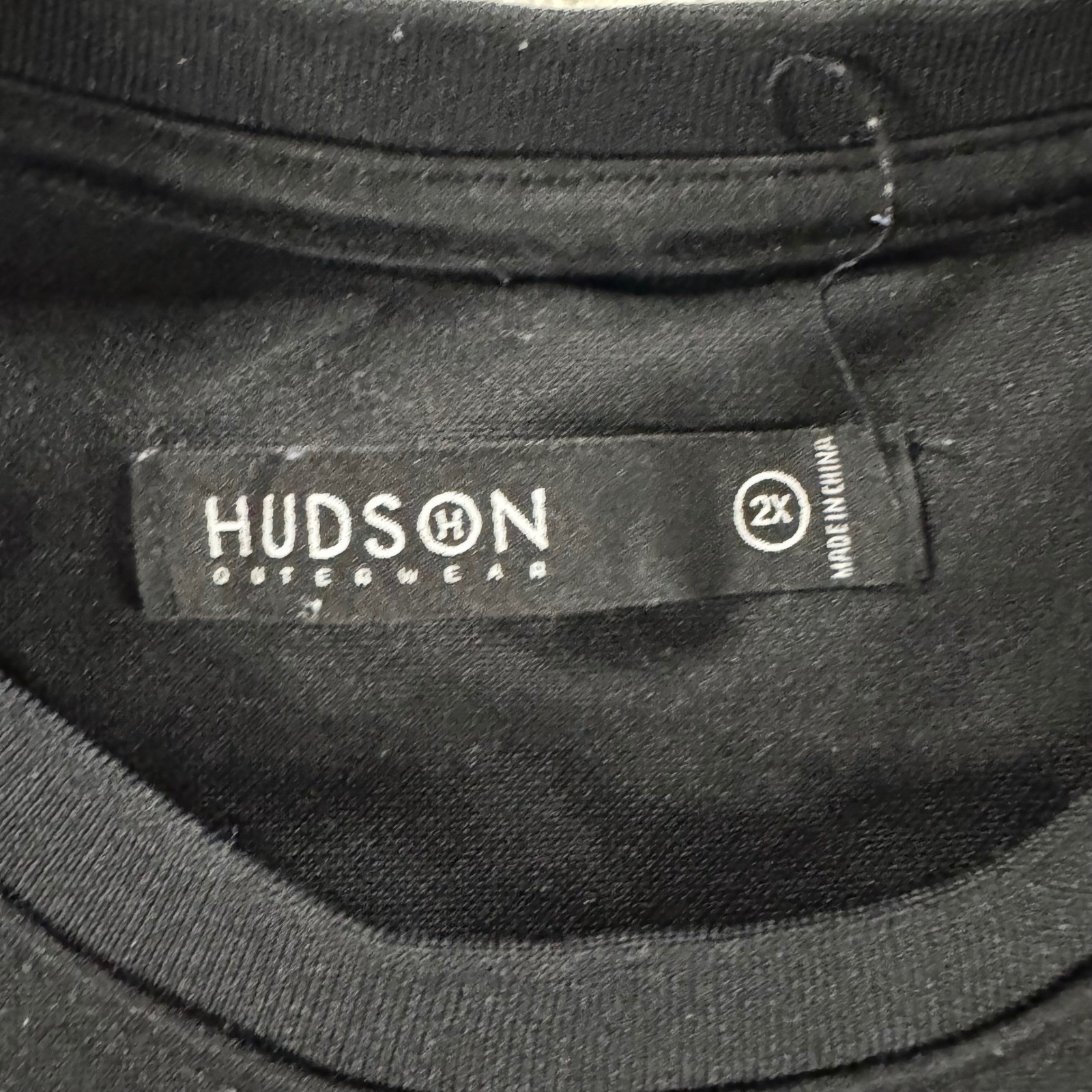 Hudson Outerwear Panthers Jersey Shirt Mens 2X Black Red Graphic Tee Streetwear
