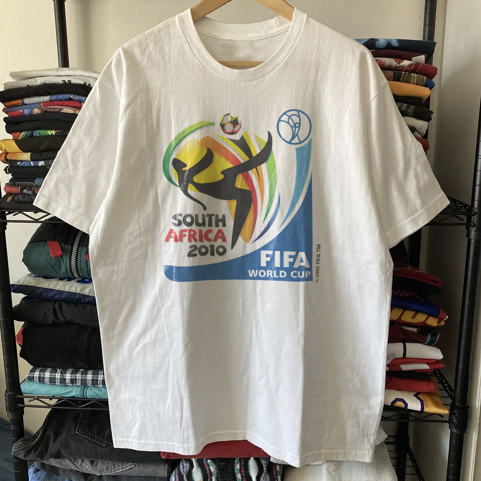 2010 South Africa World Cup Classic T-Shirt White XXL