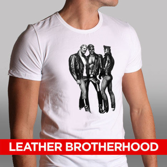 Tom of Finland T-shirts Defects Seconds Imperfect Irregular Gay Sex Leather Tee