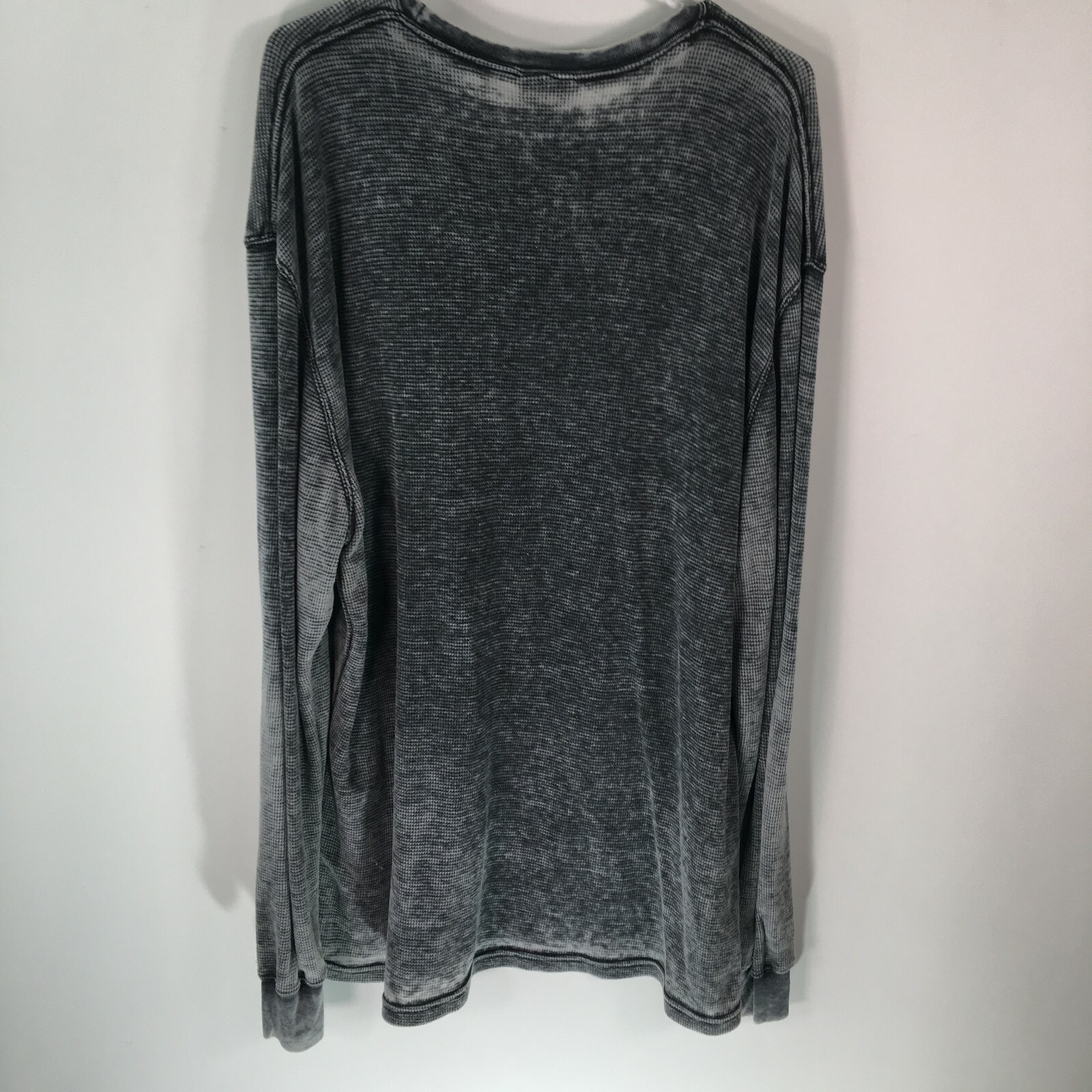 J America Mens Wood Beavers Fan Activewear Long Sleeve Gray T Shirt Size XXXL