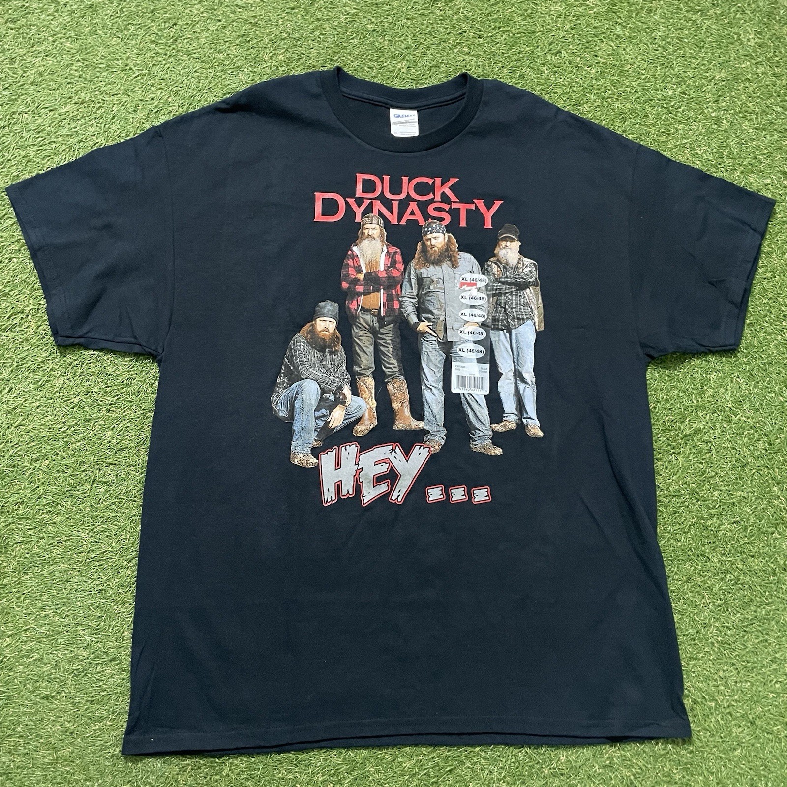 Mens Duck Dynasty Top 10 Quotes Front & Back Graphic Tee Shirt Size XL Promo NEW