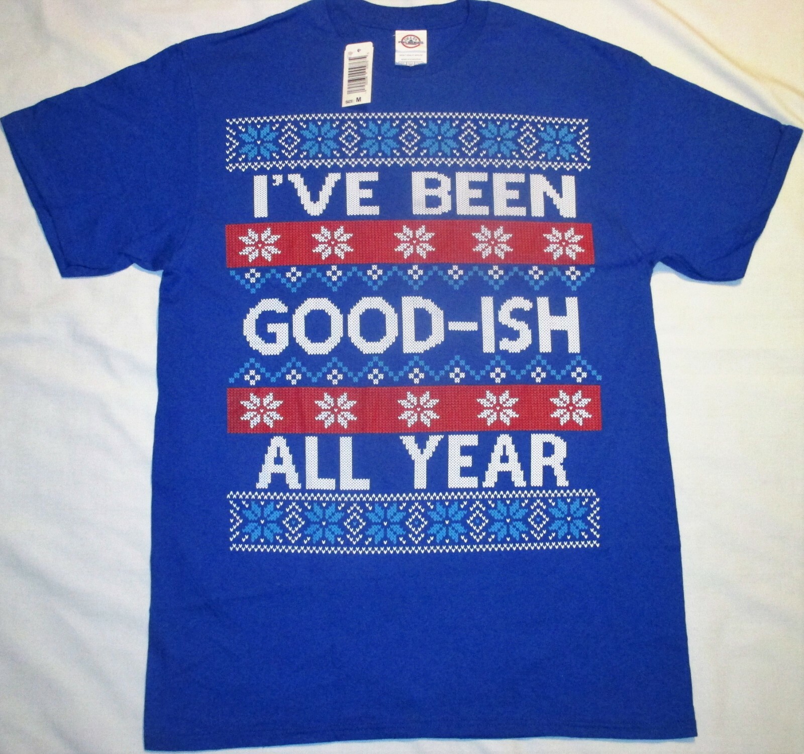 I’ve Been Good-ish All Year – UGLY CHRISTMAS SWEATER T-SHIRT, Naughty Nice Santa