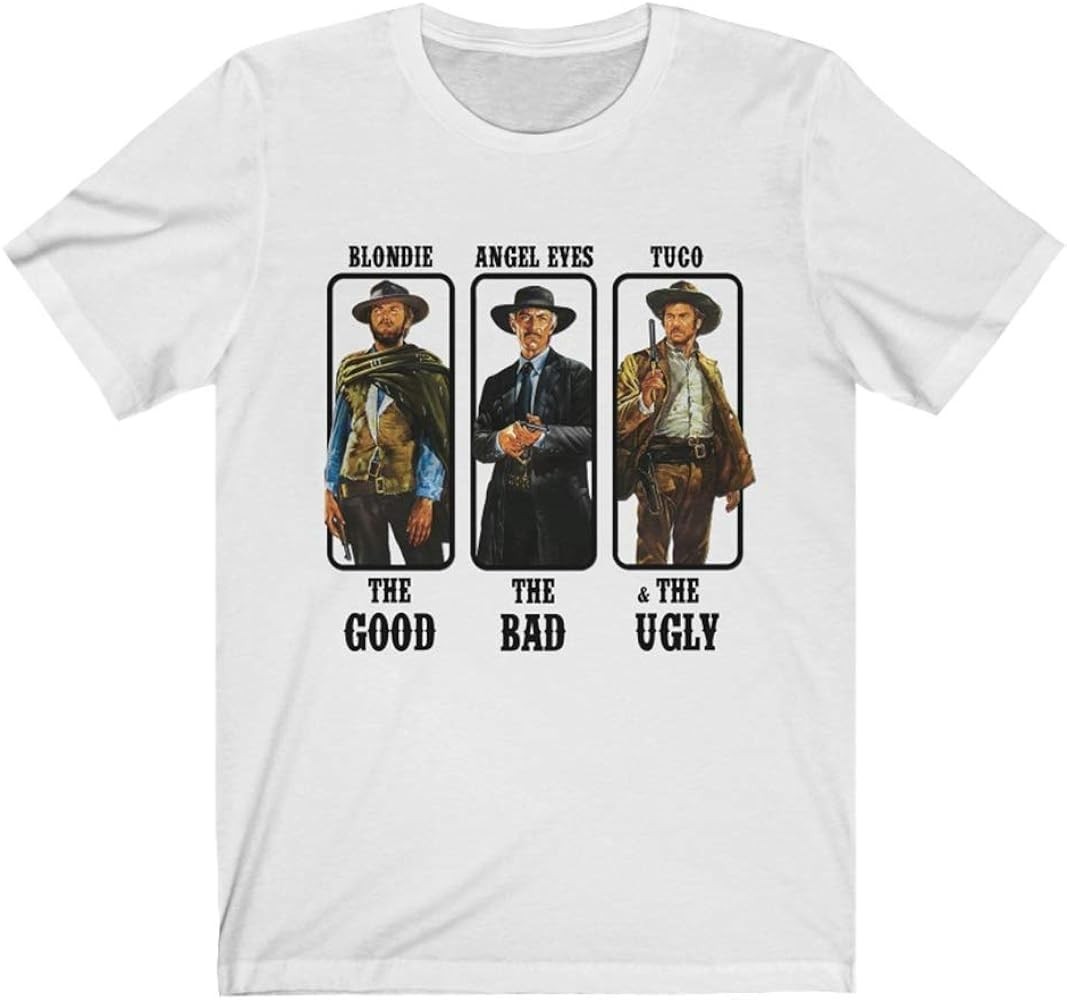 The Good The Bad The Ugly Clint Eastwood Shirt White Unisex S-5XL 1V1282