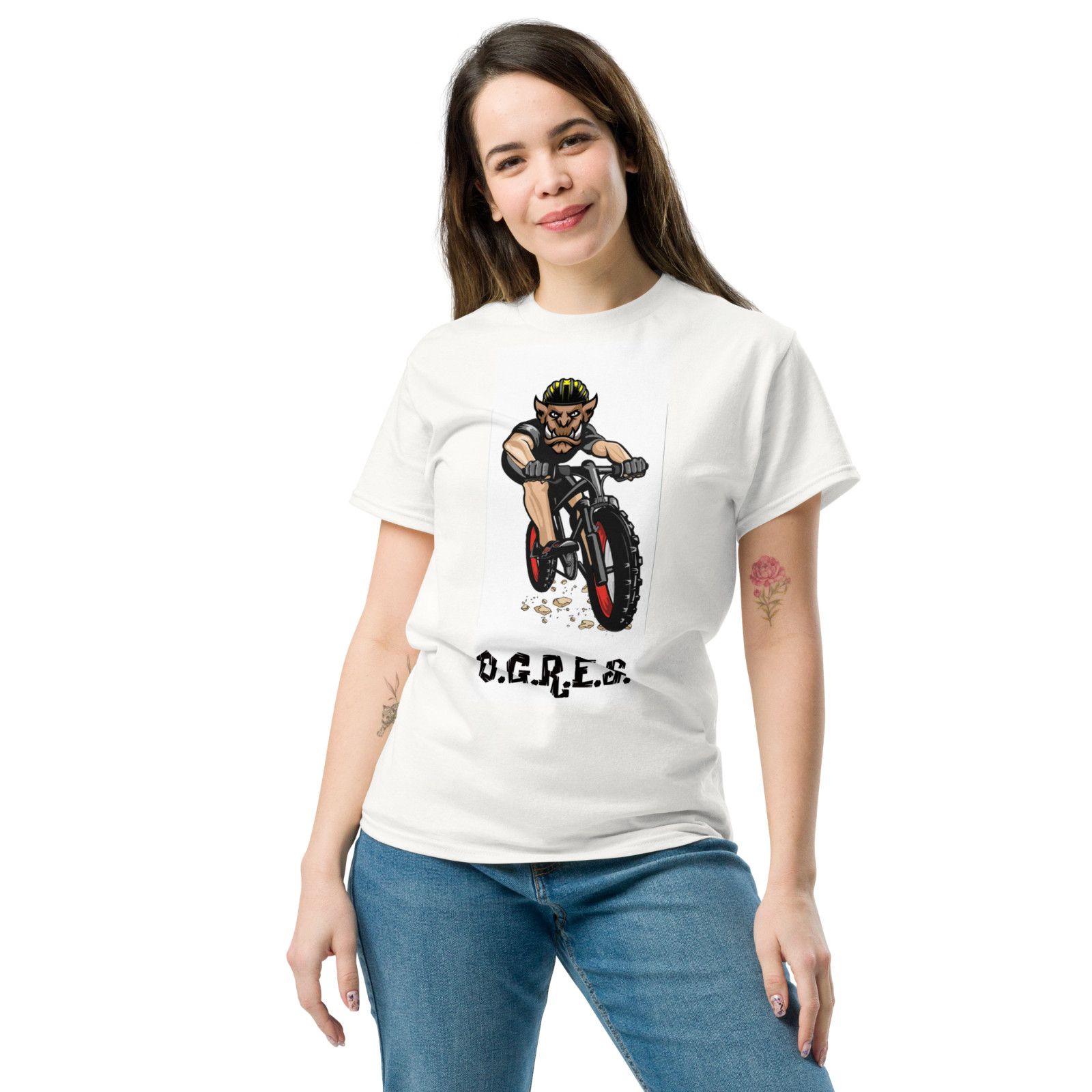 OGRES Old Guys Ride Everything Slower T=shirt Men’s Classic