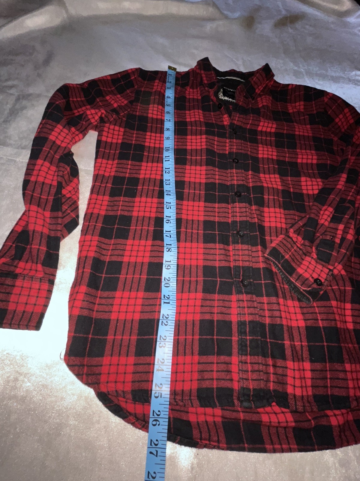 AMERICAN HERITAGE Flannel Shirt, Men’s Size M, Pre-owned, 100% Cotton.