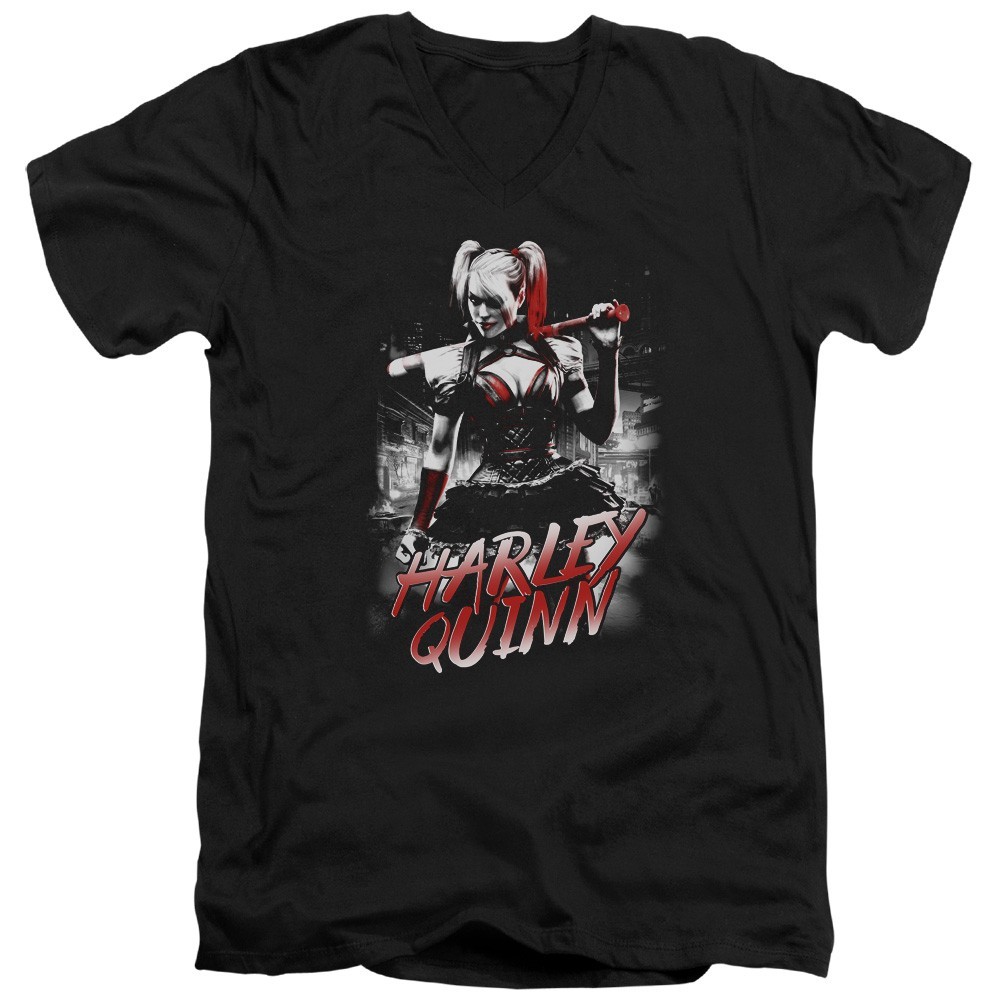 Harley Quinn Quinn City Men’s T-Shirt Batman Arkham Knight S-5XL Licensed Tee