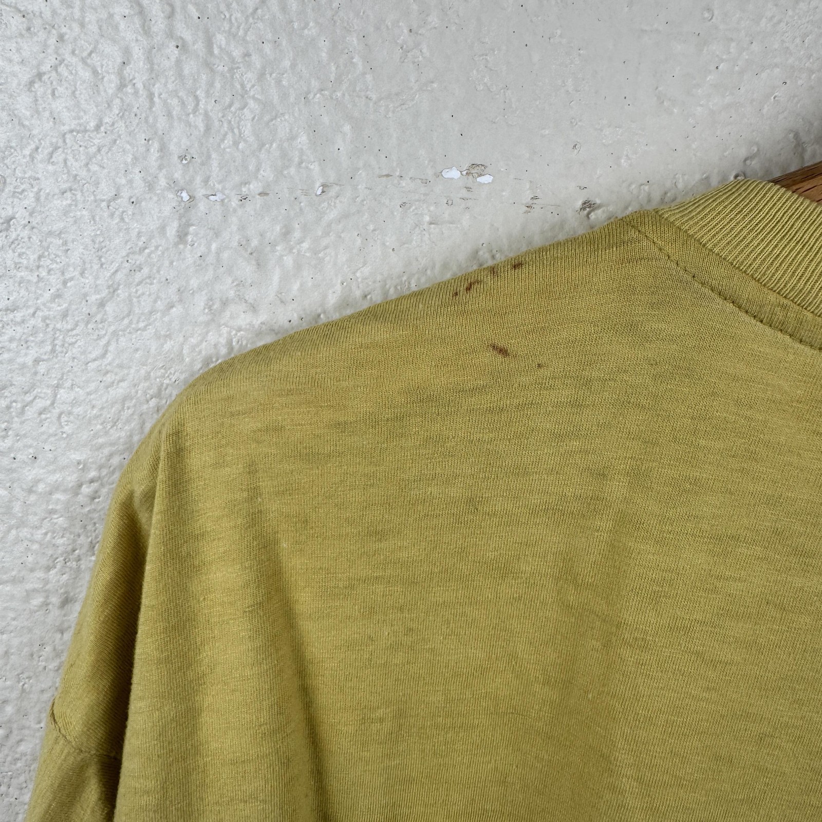 Vintage 2 Of Us Shirt Size Medium Yellow Ethnic Beaded Embroidered Boho 90s