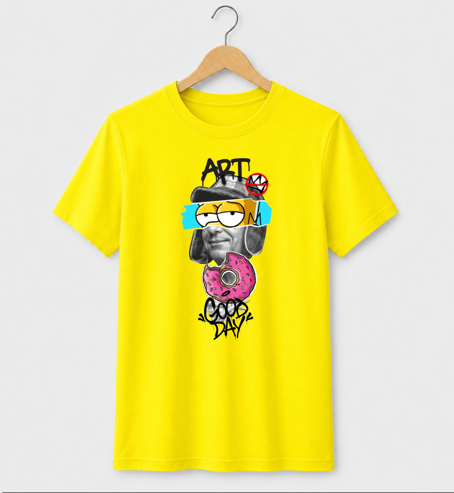 Cartoon Art Good Day Streetwear T-Shirt Men Women Unisex