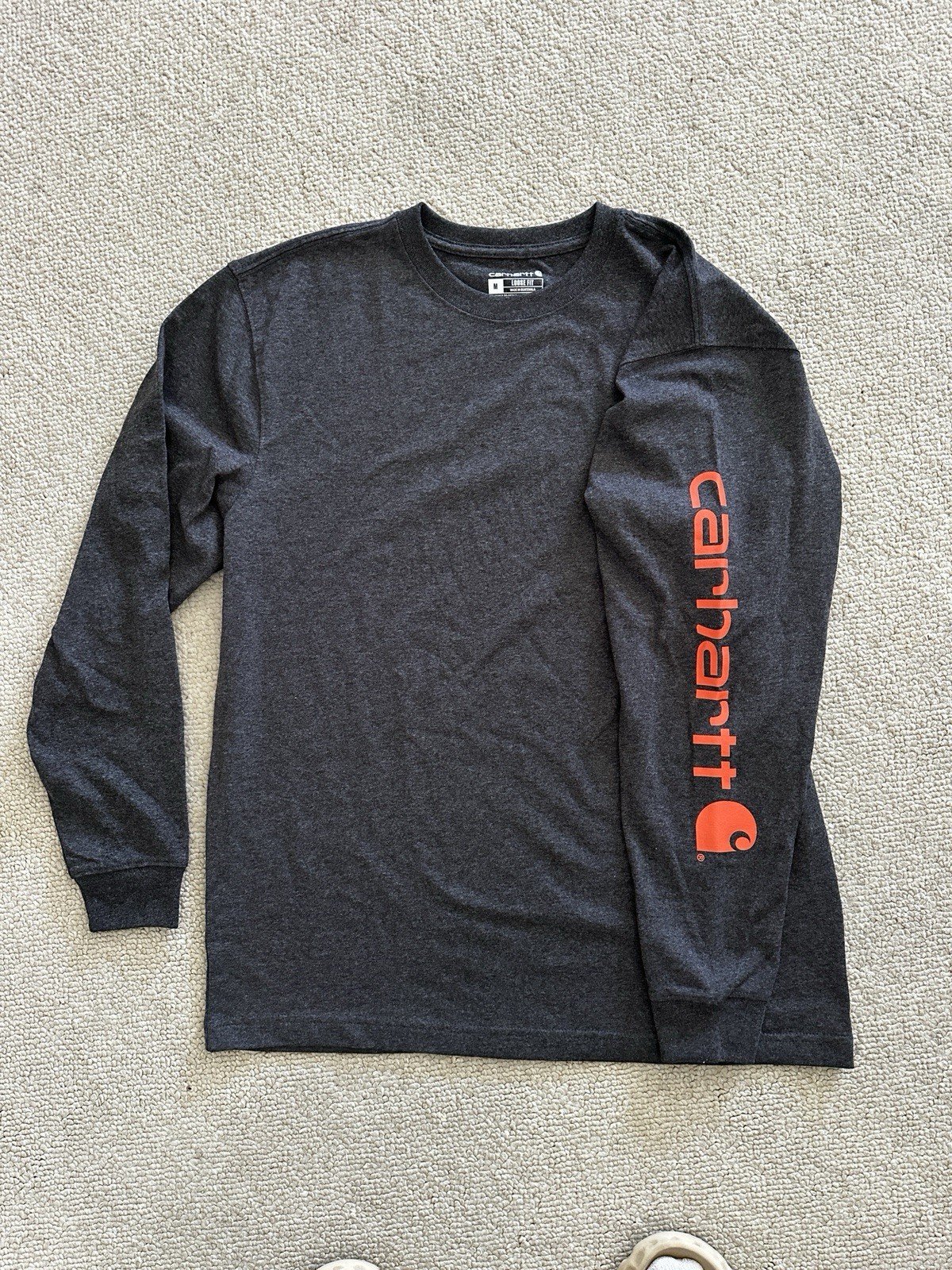 Carhartt Men’s Long Sleeve T-Shirt Loose Fit TK0231-M Size M