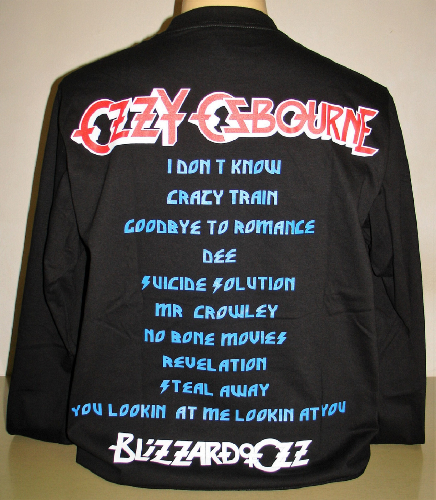 Ozzy Osbourne Blizzard Of Ozz Long Sleeve T-Shirt Size S M L XL 2XL 3XL New!