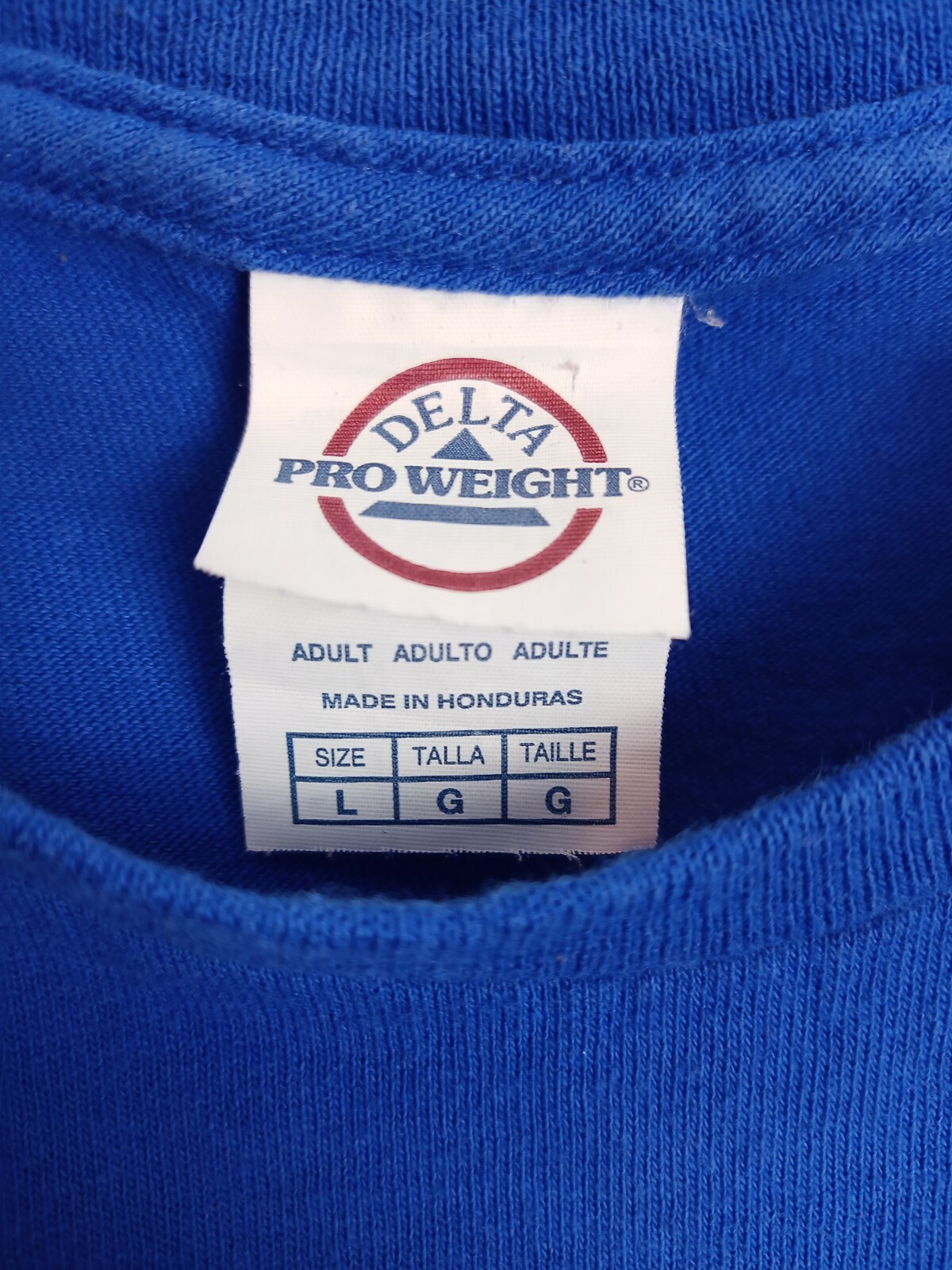 Men’s Graphic T-shirt Size Large “I’ve Been Good-ish All Year” Blue 100% Cotton