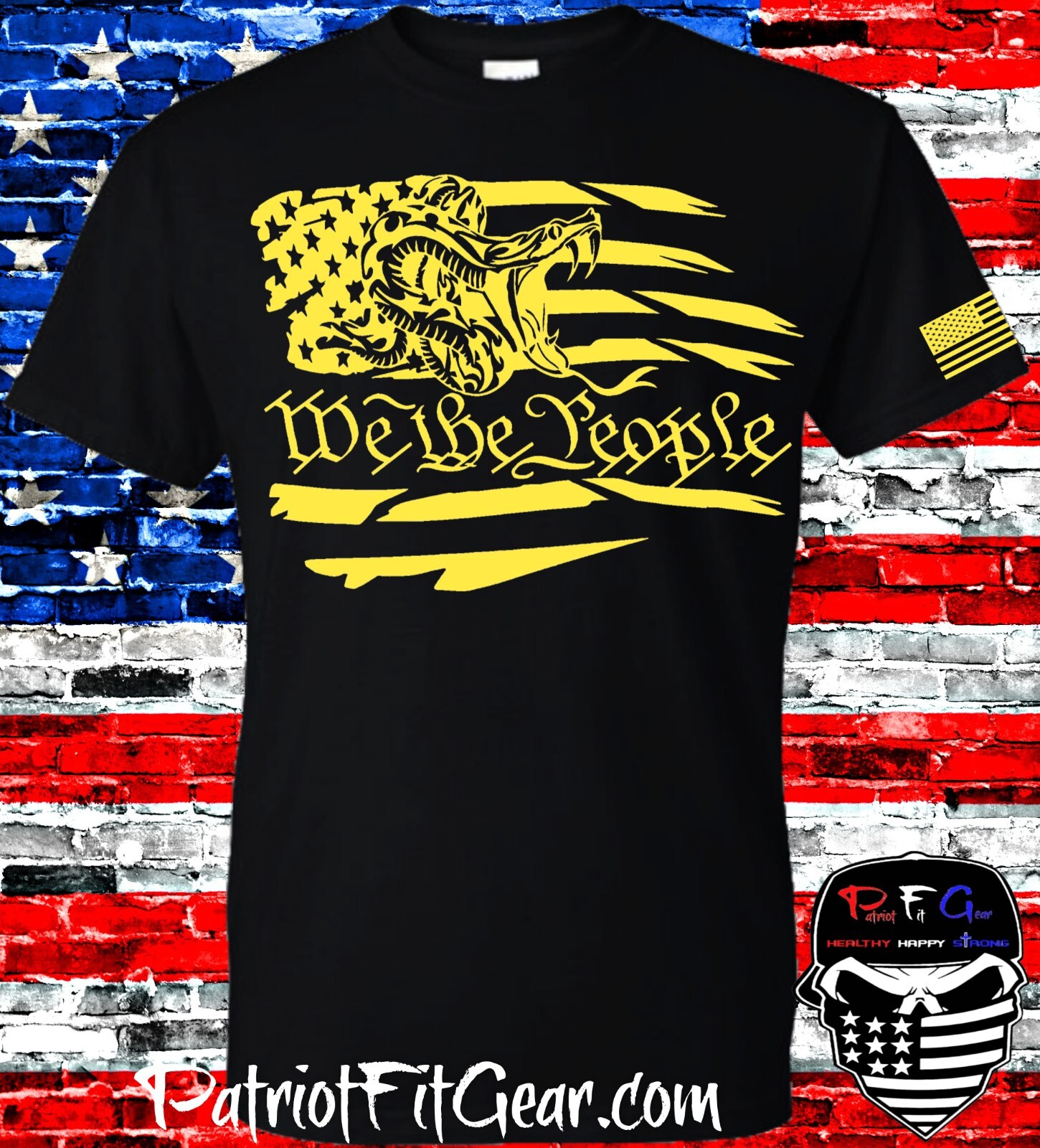 t-shirt,We The People,Faith Family Freedom,Flag,Gadsden,Snake,Custom t-shirt