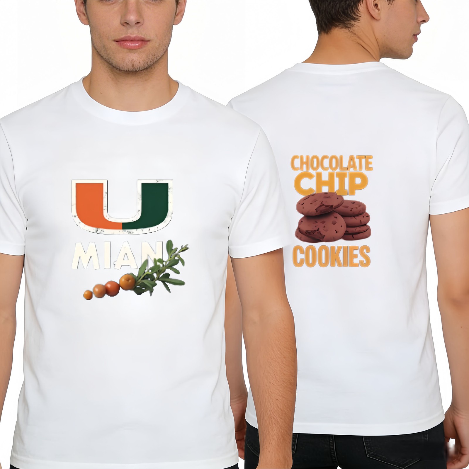 Personalized Custom T-Shirt Double Sided Print Your Design Text Logo Photo Gift